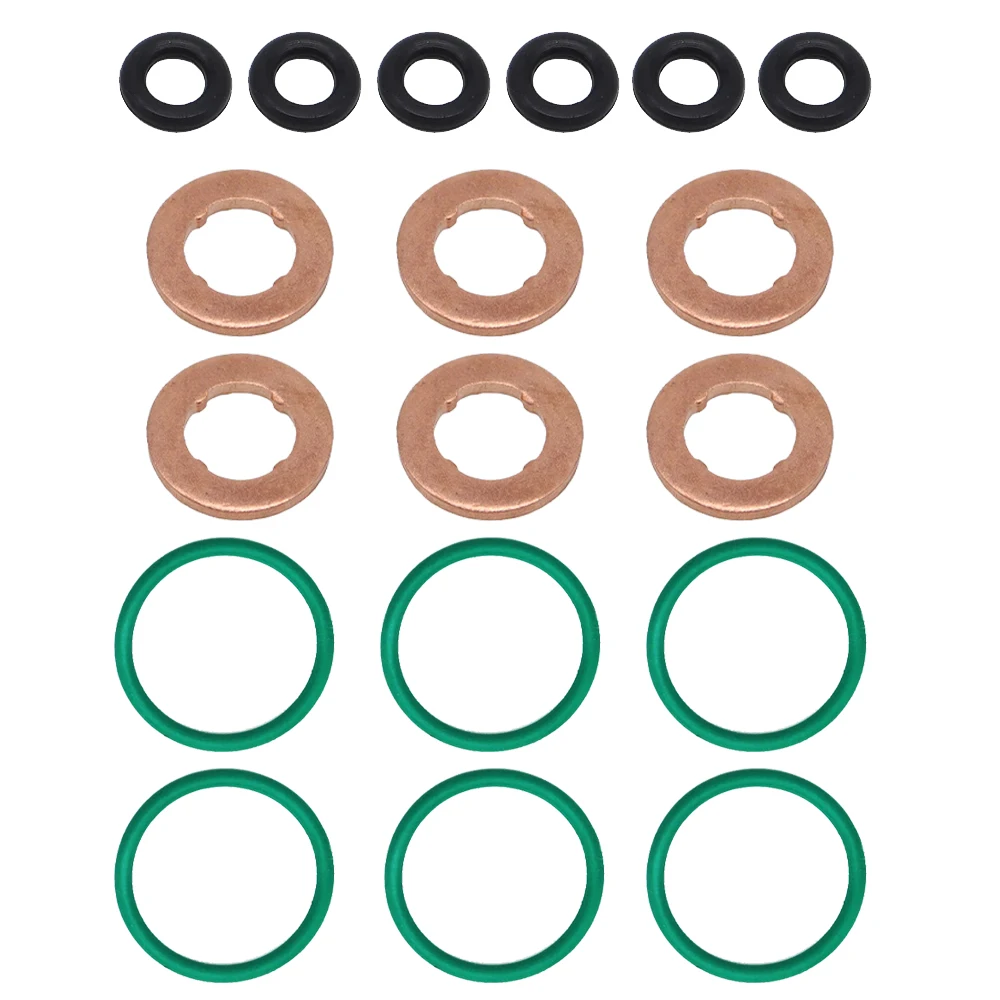 

Набор форсунок топливного инжектора, медная прокладка, комплект уплотнительных колец 059130119 059130519 WHT000884 03L130277 для Audi VW Seat Skoda Volvo