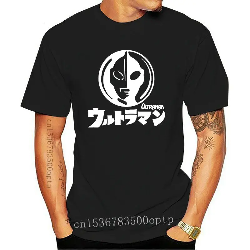

Camiseta negra de Ultraman para hombre, camisa de S a 3XL, nueva
