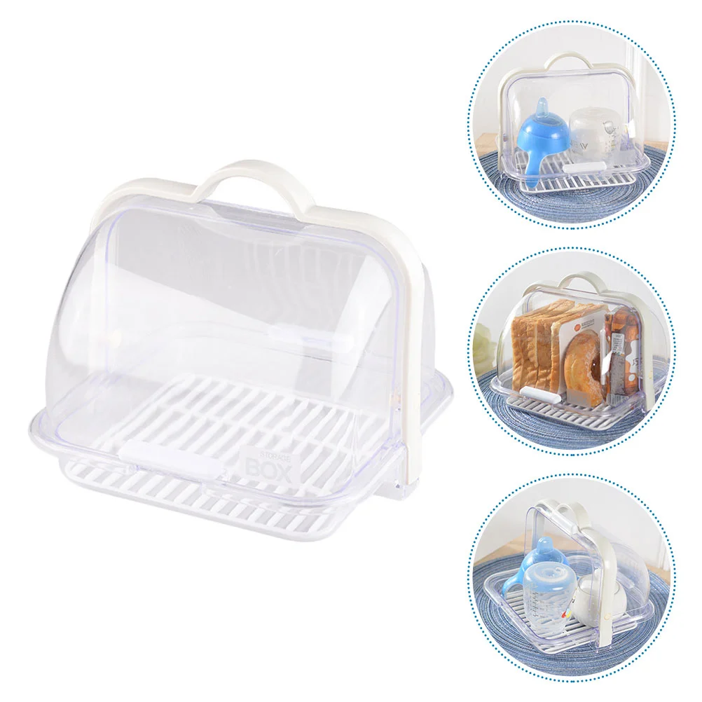 

Sealing Cleaning Box Bottle Container Mini Fridge Organizer Countertop Drying Rack Tableware Container Stand Mini Fridge