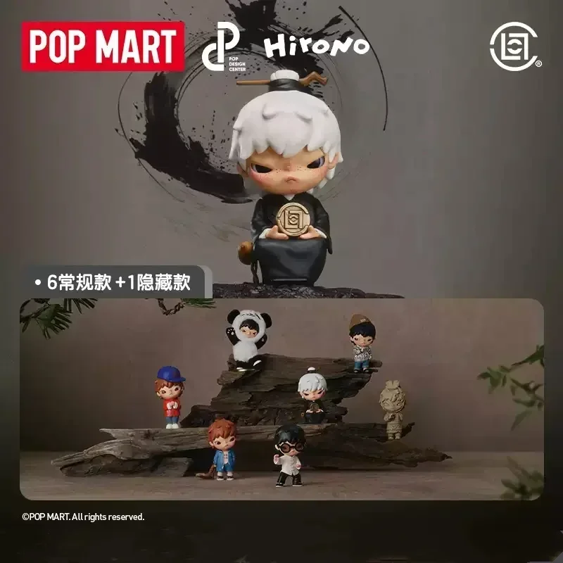 Фото POPMART Hirono X CLOT Series слепая коробка игрушки Mystery Box Guess Bag кукла настольные украшения коллекция милая аниме-фигурка №1