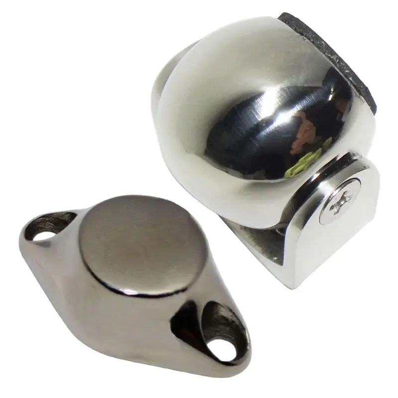 

Стопор для двери лодки, магнитный морской ограничитель ворот, мягкий магнитный дверной фиксатор открывается, нержавеющая сталь, настенное крепление