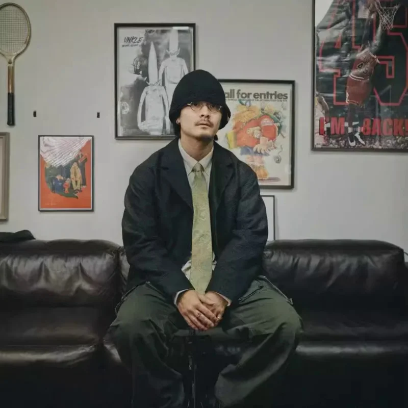 Куртка VISVIM WMV MUFFE RAW JKT в японском стиле модель 23AW