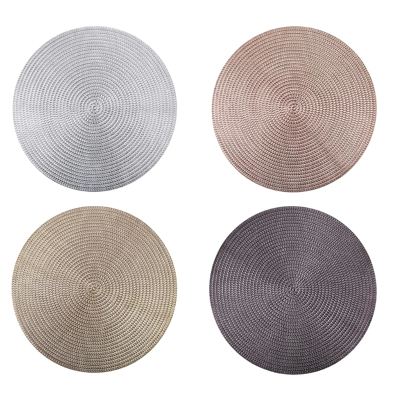 

Tableware Drink Cup Coasters Insulation Pads Kitchen Home Decors PVC Material