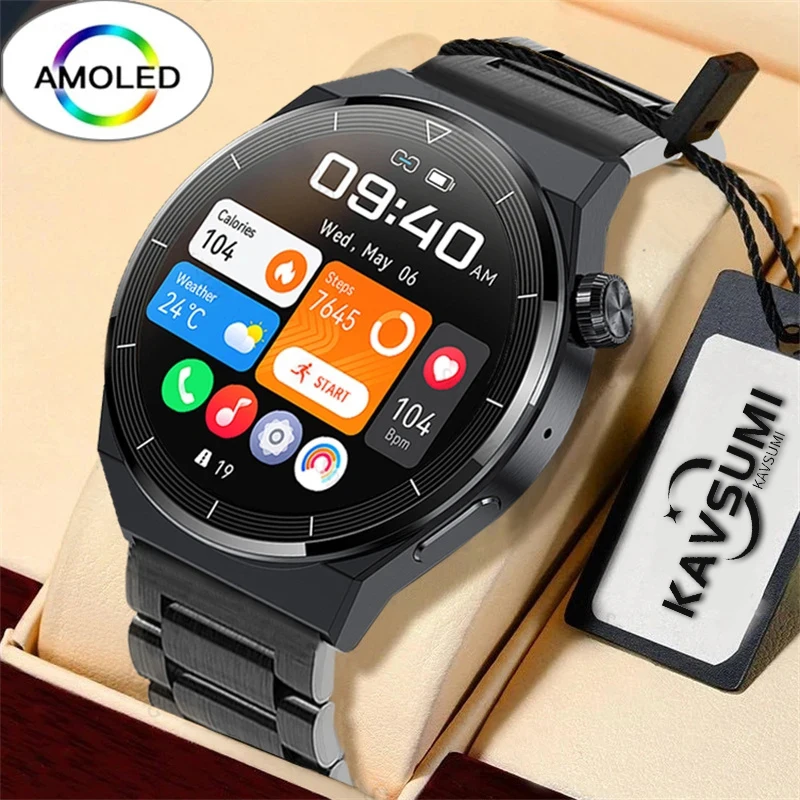 

2022 NFC Men Smart Watch GT3 Pro AMOLED 390*390 HD Screen Bluetooth Call Sport SmartWatch Men IP68 Waterproof For Huawei Xiaomi