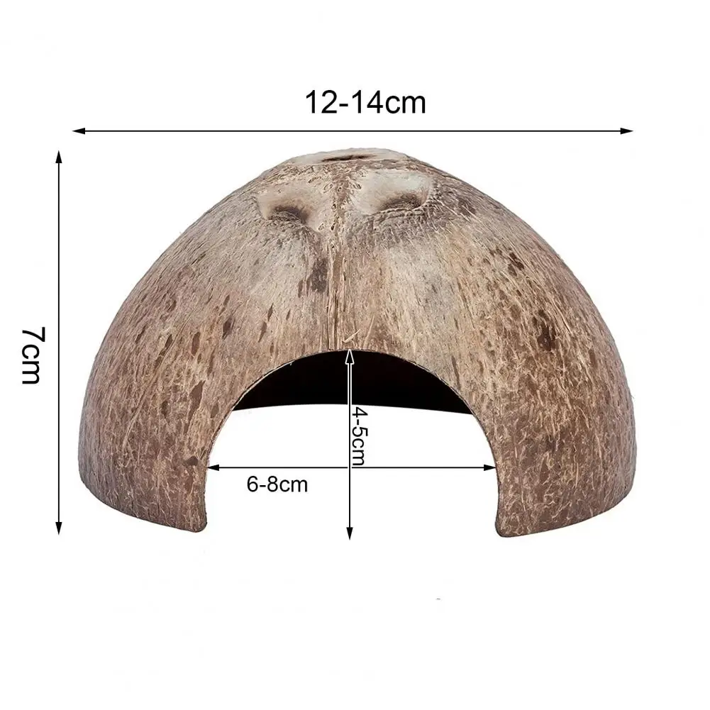 

Lizard Shelter Cave Shelter Hiding Toy Cage Decoration Lizard Small Pet Hiding Cave Toy Reptile Nest for Bearded Dragon