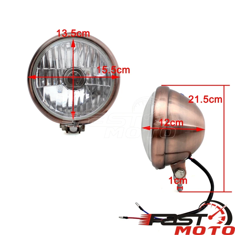 Универсальная мотоциклетная фара 5 75 дюйма лампа H4 лампочка Healight