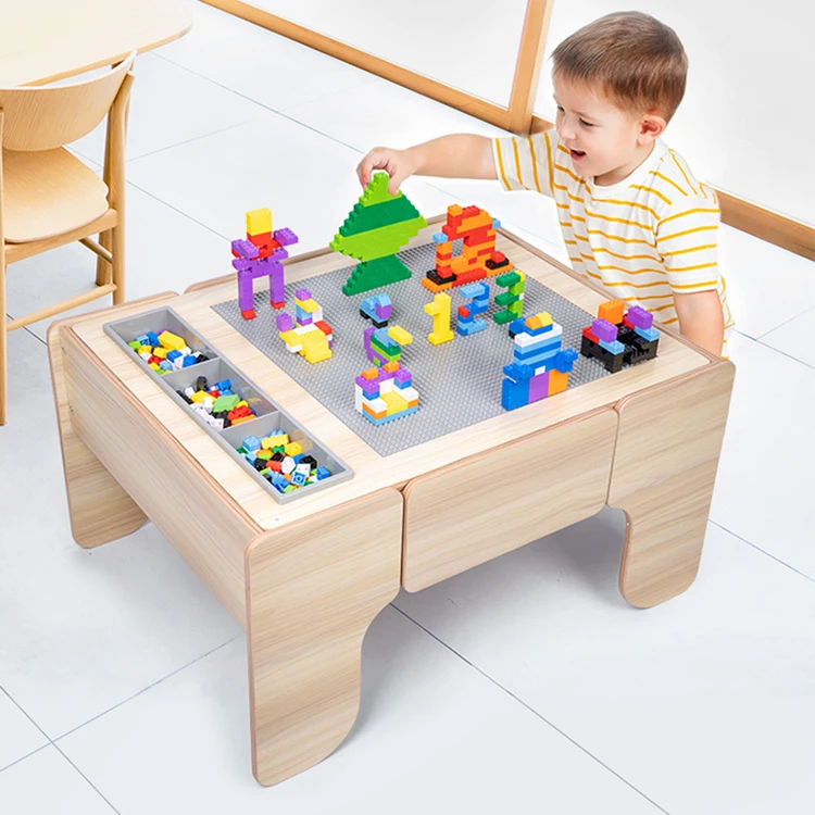 

Детский развивающий конструктор «сделай сам» из твердой древесины для детского сада, интерактивные игрушки для раннего развития родителей и детей