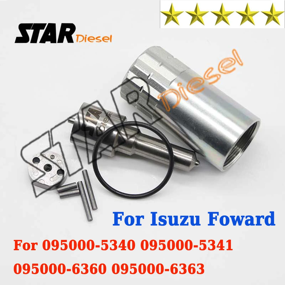 

For Isuzu 8-97602485-6 Common Rail Injector Repair Kit Nozzle DLLA158P1092 Valve Plate 19# 095000-5340 095000-5341 095000-5342