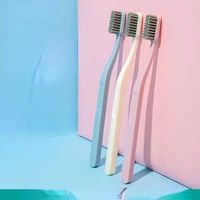 three pack of matte matte texture nylon bristles large brush head adult hard bristled toothbrush