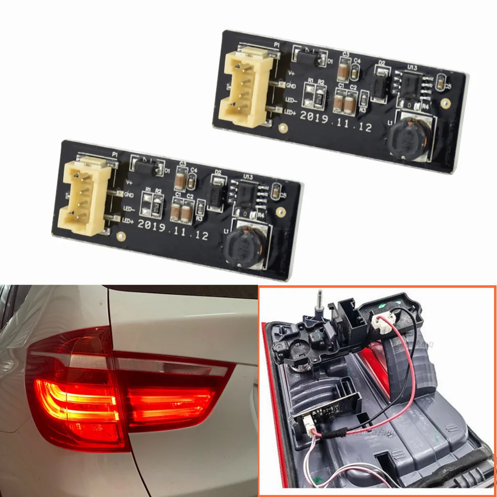 

New Rear Driver F25 b003809.2 LED light Repair Led025 3W 63217217314 Replacement Board Tail Light For X3 Sport 02CBA1101ABK Chip