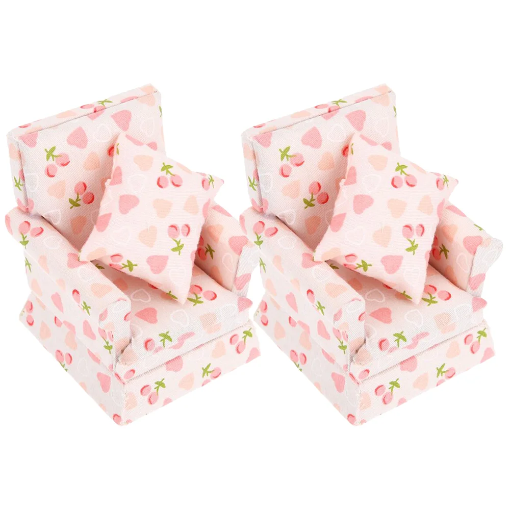 

2 шт., миниатюрные одиночные кресла