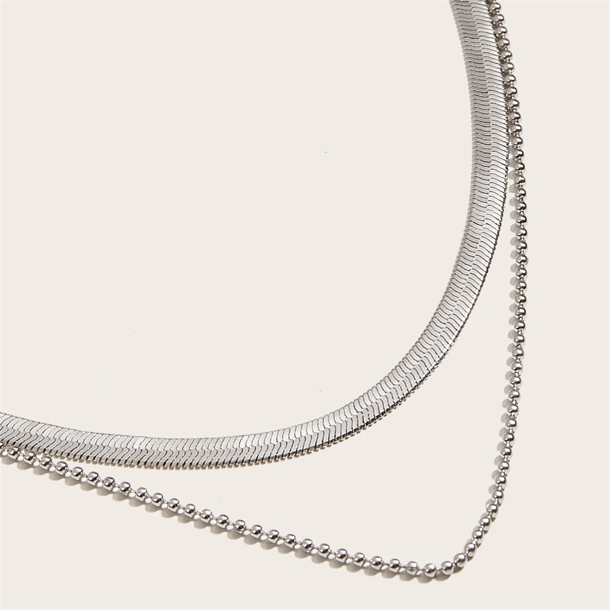 Trendy Gold Double Necklace Necklaces for Women Chain Fashion Jewelry collares para mujer |