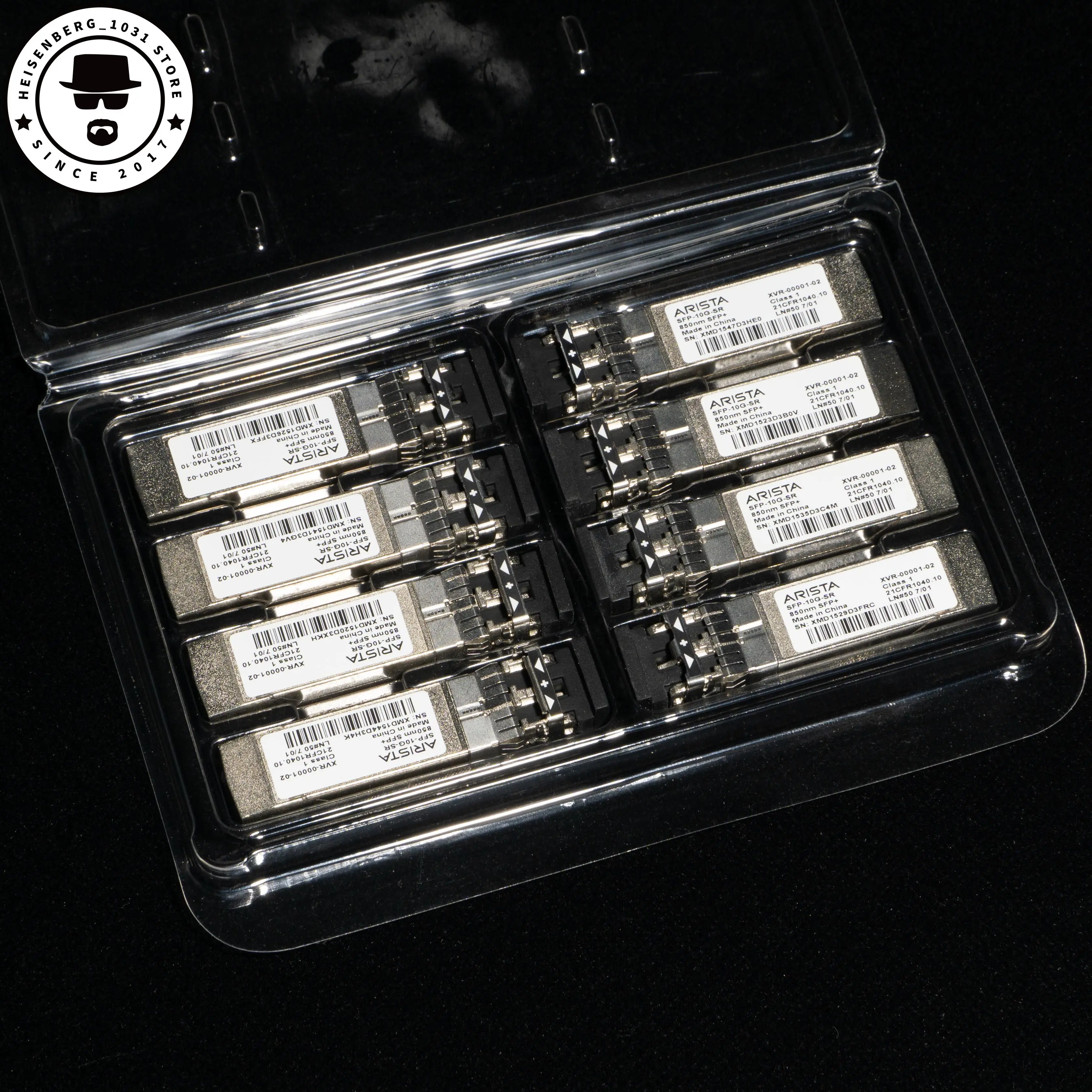 ARISTA SFP-10G-SR 10GBASE-SR SFP + оптический модуль приемопередатчика XVR-00001-02 850нм