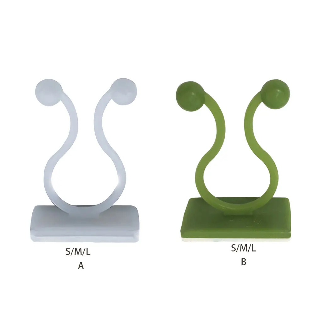 

100 Pieces Plant Hook Fixing Solid Color Climbing Clip Accessories