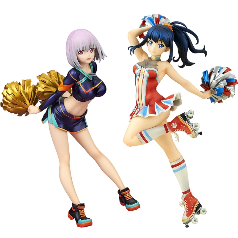 

100% Original QuesQ SSSS.GRIDMAN Akane Shinjou Rikka Takarada Cheerleading Uniform Anime Figure Model Collecile Action Toys