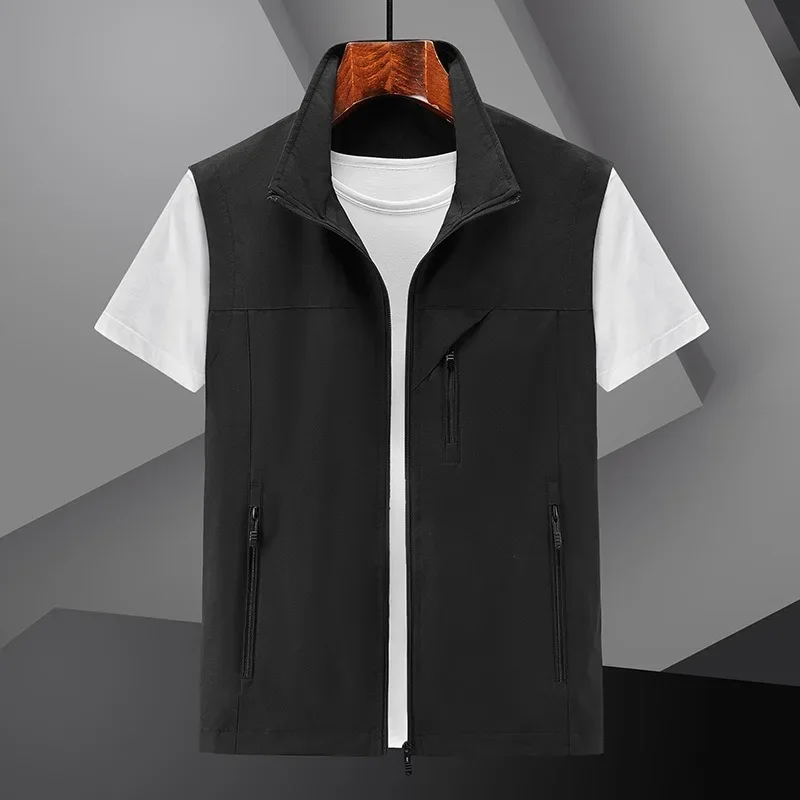 Жилет мужской водонепроницаемый много карманов для езды на мотоцикле и