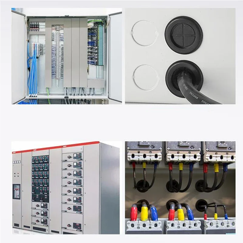 Стопорные кольца 10 шт. резиновые втулки для проводов 16-100 мм электрическая