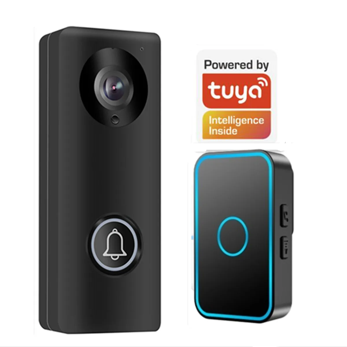 2MP 1080P Tuya APP POE WIFI IP Doorbell Wide Angle Intercom Visual Door Viewer With Chime Peephole Viewer Video Door Phone