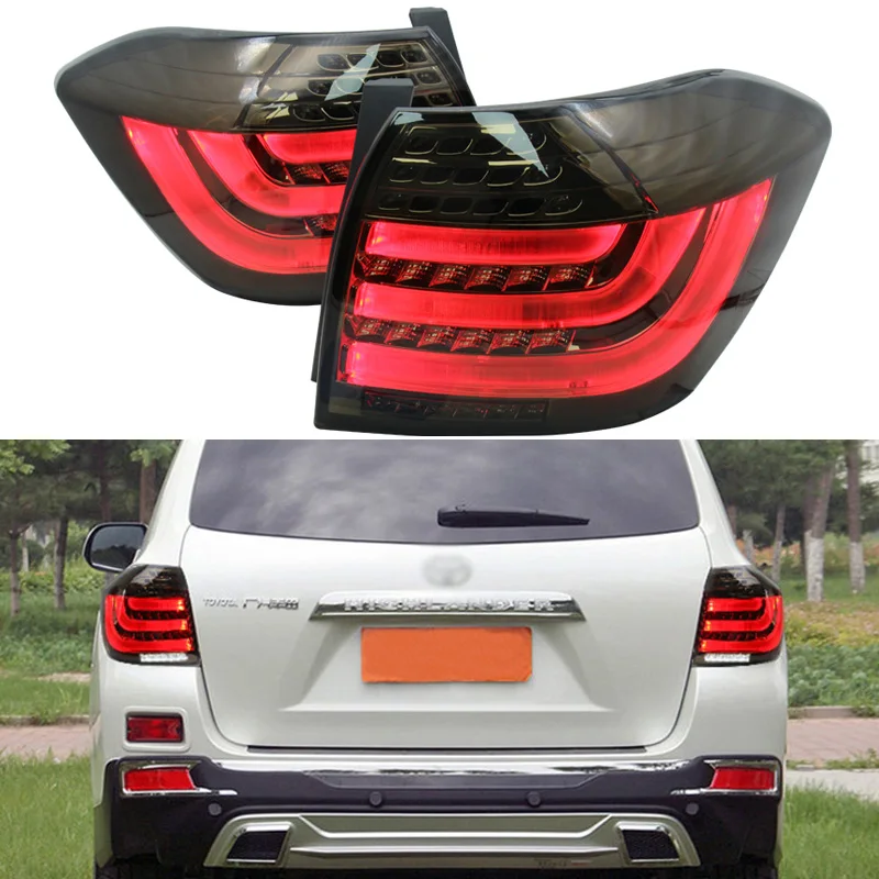 

Светодиодный задний фонарь светильник в сборе для Toyota Highlander 2012-2014 задние ходовые светильник + тормоз + задний фонарь + указатель поворота све...