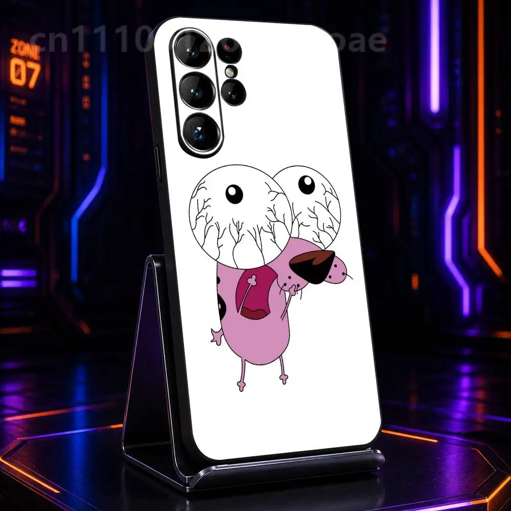 Фото Чехол Dog C-Courage The C-Cowardly Black из ТПУ, противоударный, для Samsung Galaxy S21 S23 S25 S20 S22 S24 S26 S30 Plus Ultra №5