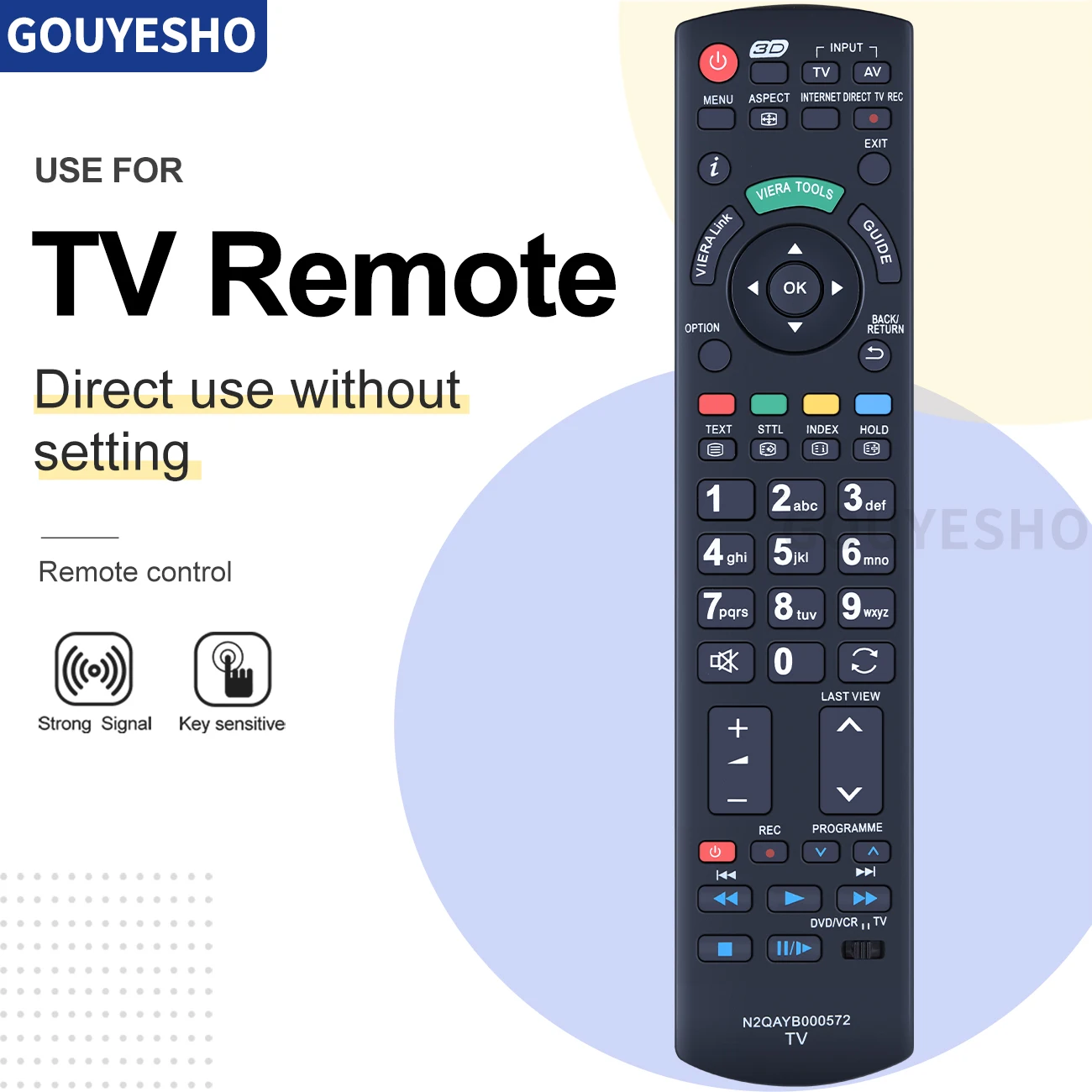 Новый пульт дистанционного управления N2QAYB000752 для телевизора PANASONIC, сменные 3d-инструменты VIERA SMART