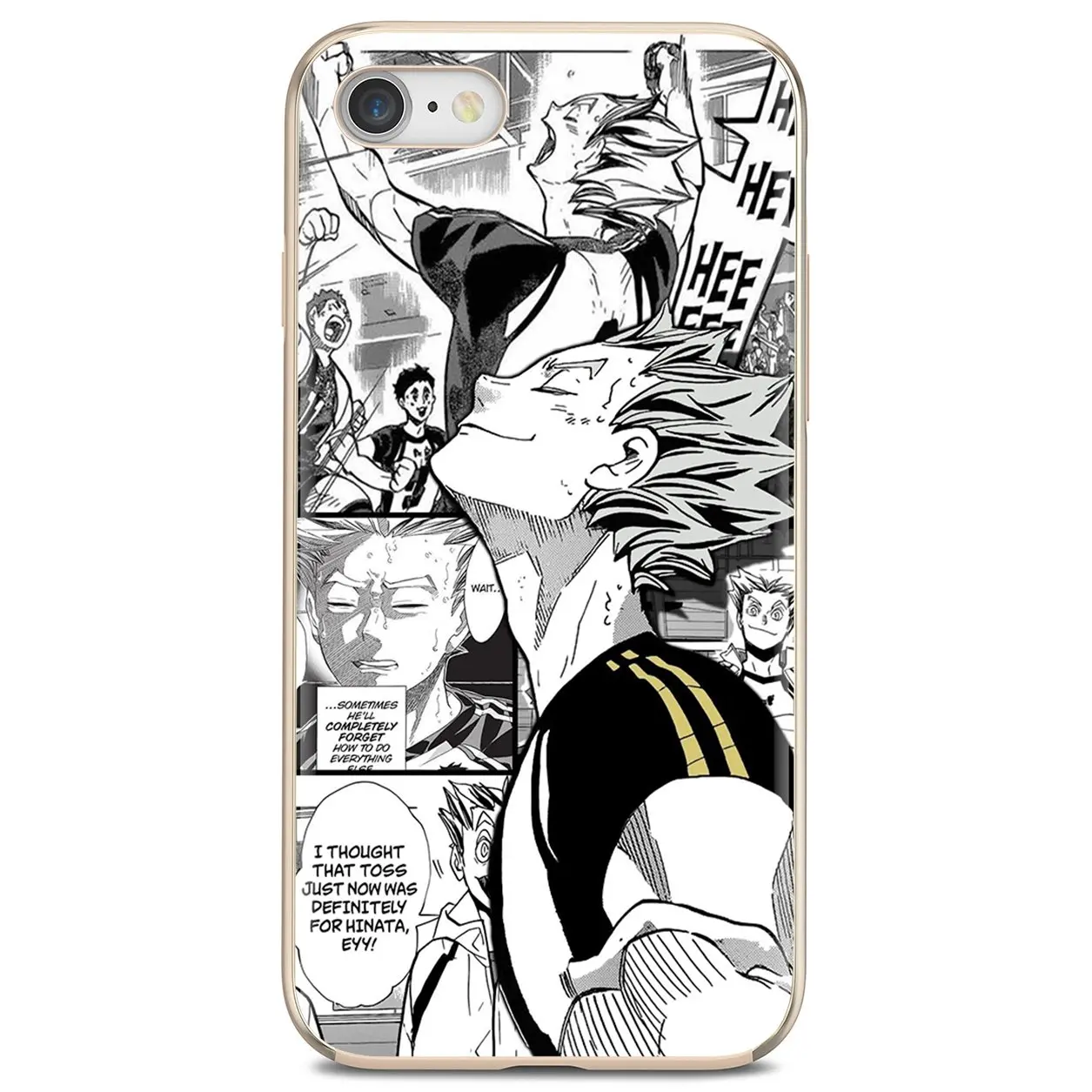 Soft TPU Phone Cover For Xiaomi Redmi Note 10 10s 3S 4 4X 5 6 6A 7 8 8T 7A 9 9T 9s 9C 9A Pro Koutarou Bokuto Haikyuu! Manga | Мобильные