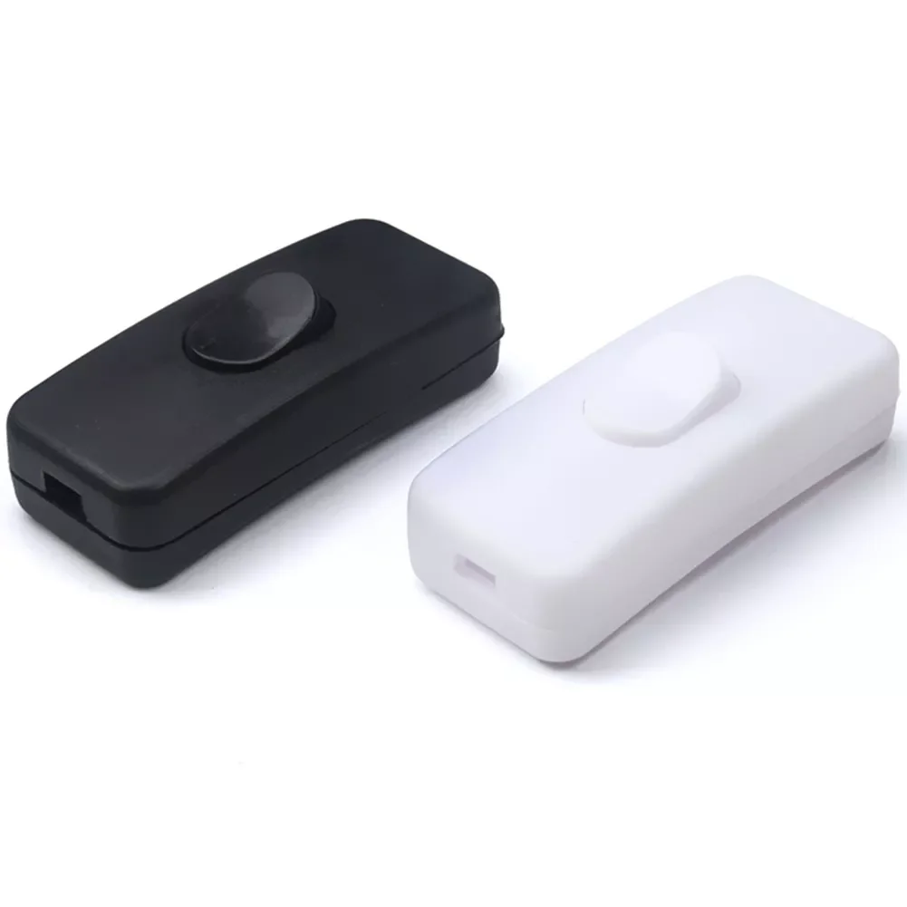 

New in 2022 Switch 110 -250V Inline ON/OFF Table Desk Lamp Cord Cable Toggle Rocker Switches Control for LED Lighting New