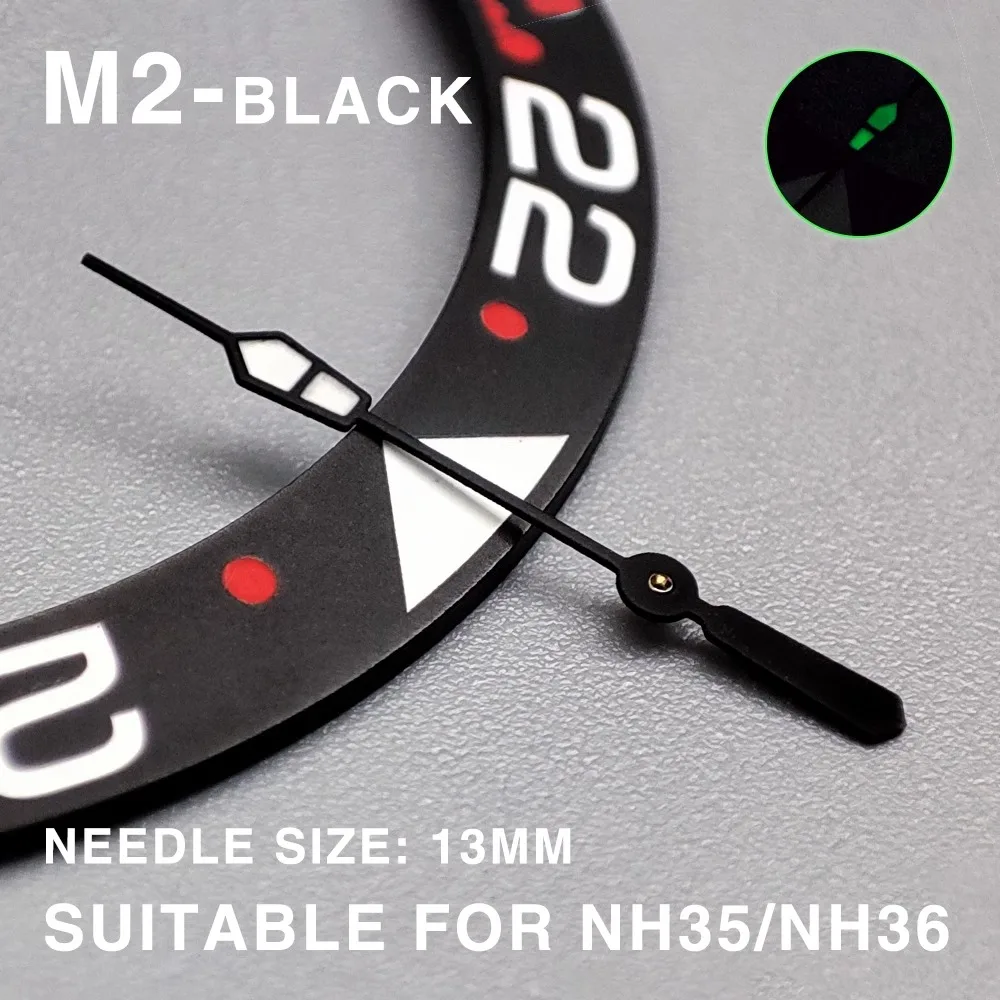 13 ММ МЕХАНИЧЕСКИЕ ЧАСТИ ПРЕОБРАЗОВАТЕЛЬНЫХ ЧАСОВ NH35 РУЧНЫЕ ЗЕЛЕНЫЕ ЛЮМИНИЕВЫЕ