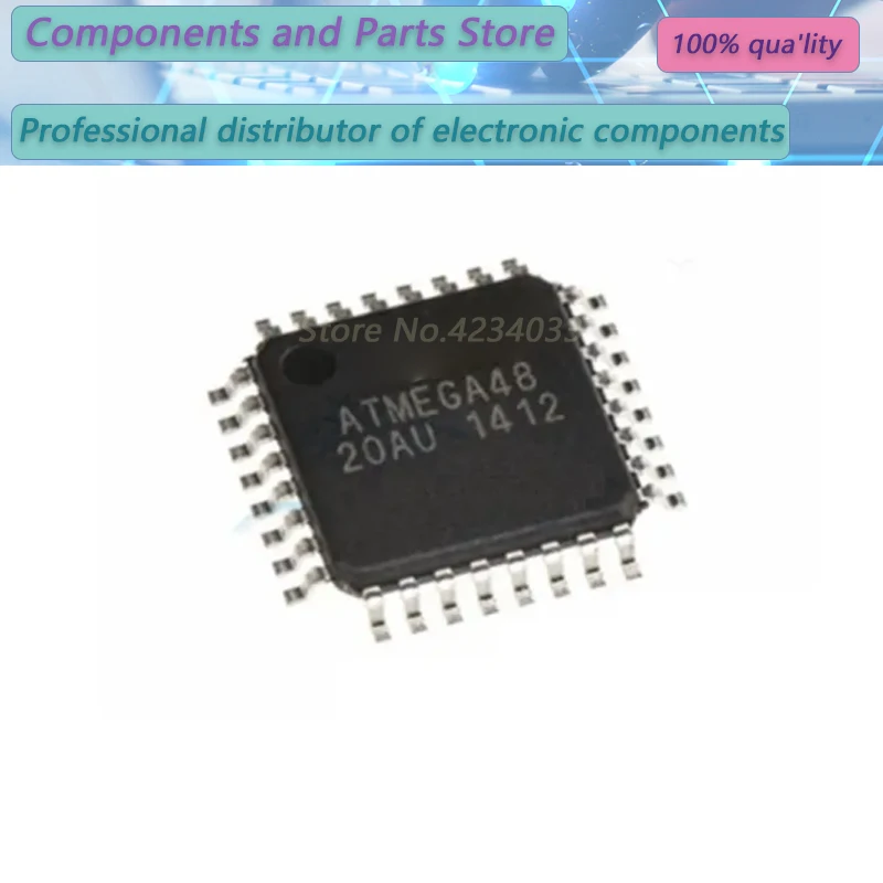 

1-10PCS ATMEGA48-20AU ATMEGA48-20 ATMEGA48 QFP48 New Original Stock