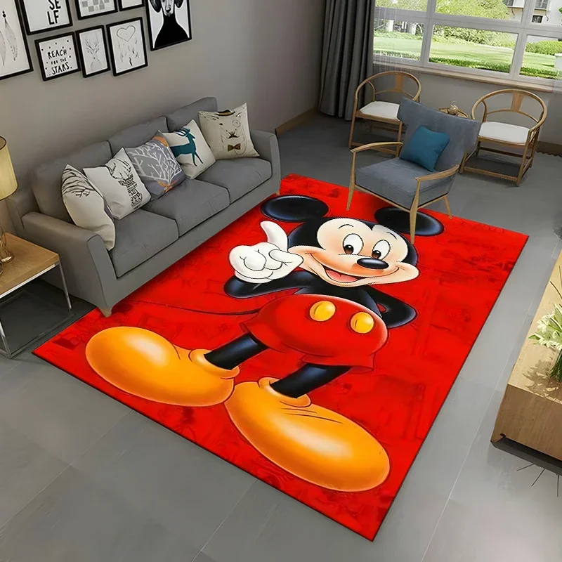 1 шт. ковер с принтом Микки-Минни Маус Диснея для дома гостиной спальни дивана