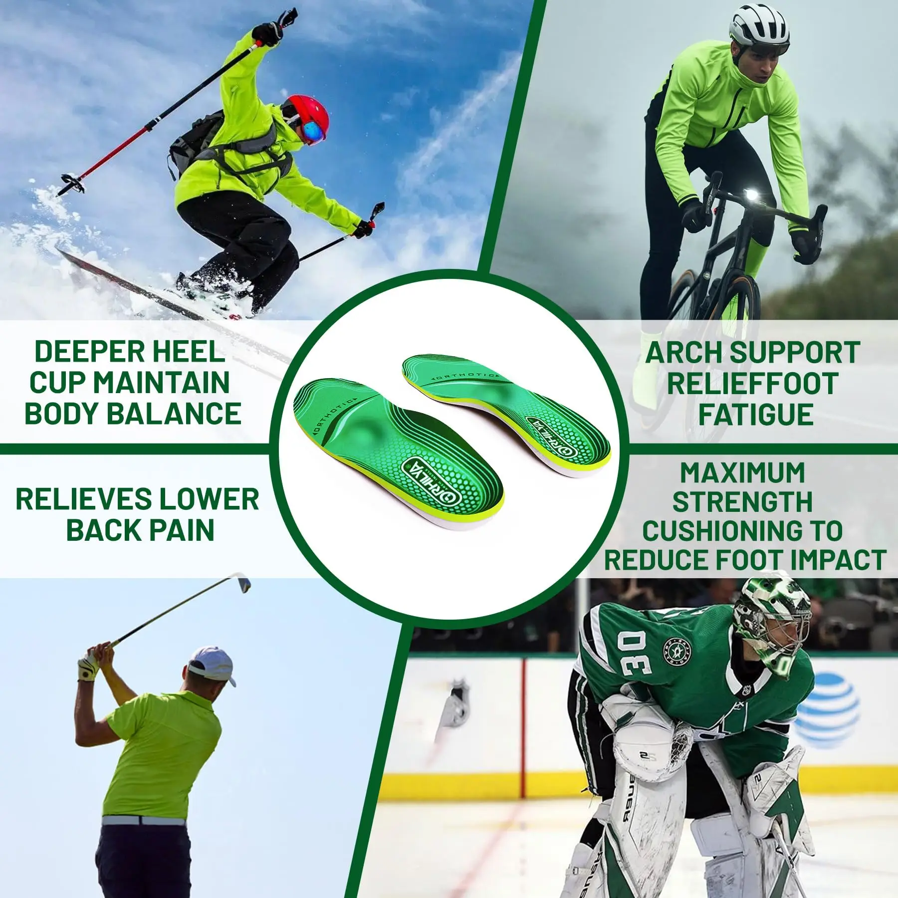 Ортопедические стельки вставка для поддержки свода стопы подошвенный фасциит