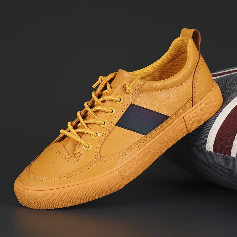 

2021 New Casual Fashion Shoes Spring Casual Shoes Men's Sneakers Men Man Fashion Mens Leather For Zapatos Casuales Para Hombre
