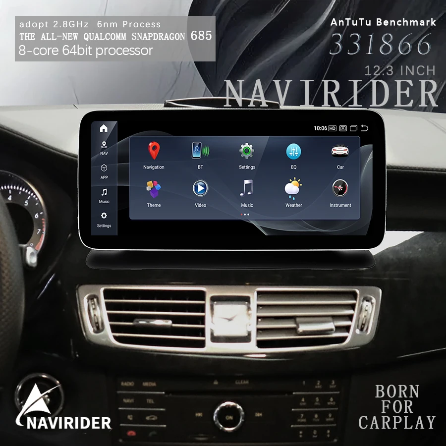 Snapdragon 685 Android автомобильное радио для Mercedes Benz CLS Class CLS-Class W218 2010-2018 навигационное