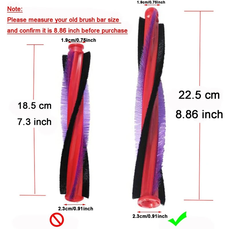 Замена для Dyson V6 DC59 DC62 SV03 SV073 щетка-ролик детали пылесоса