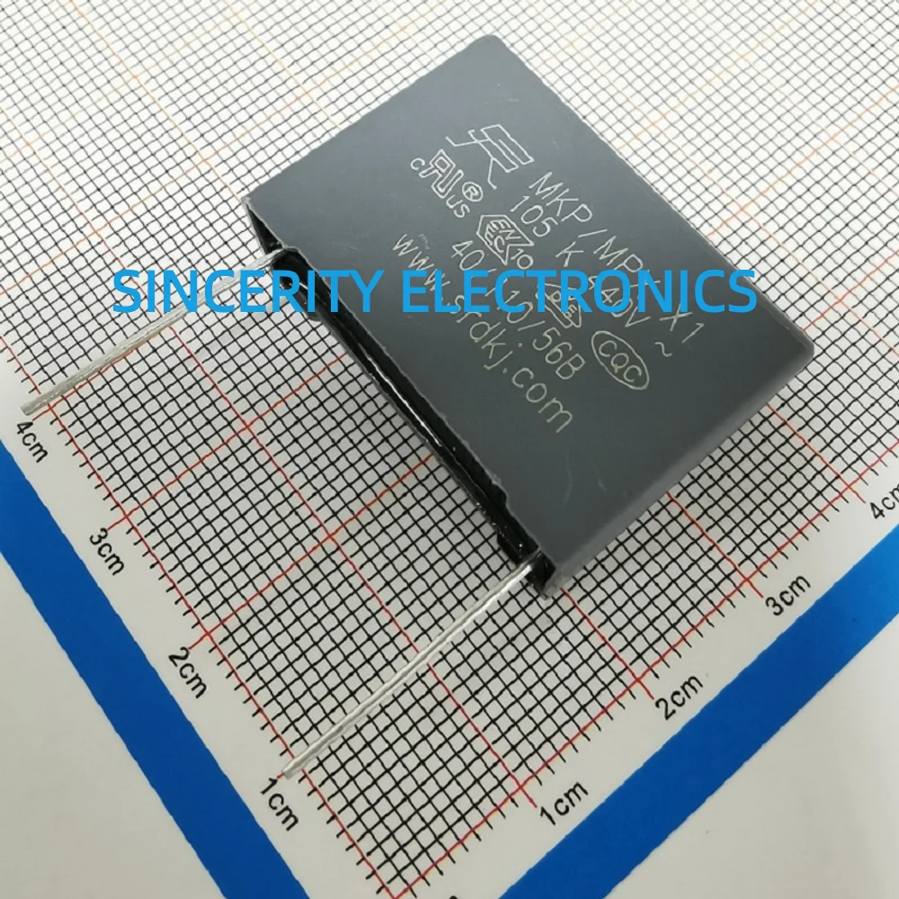 

10pcs/Lot X1 105K440VAC 1uF440VAC Pitch 27.5mm Metallized Polypropylene Film Capacitors X Type Suppression Interference