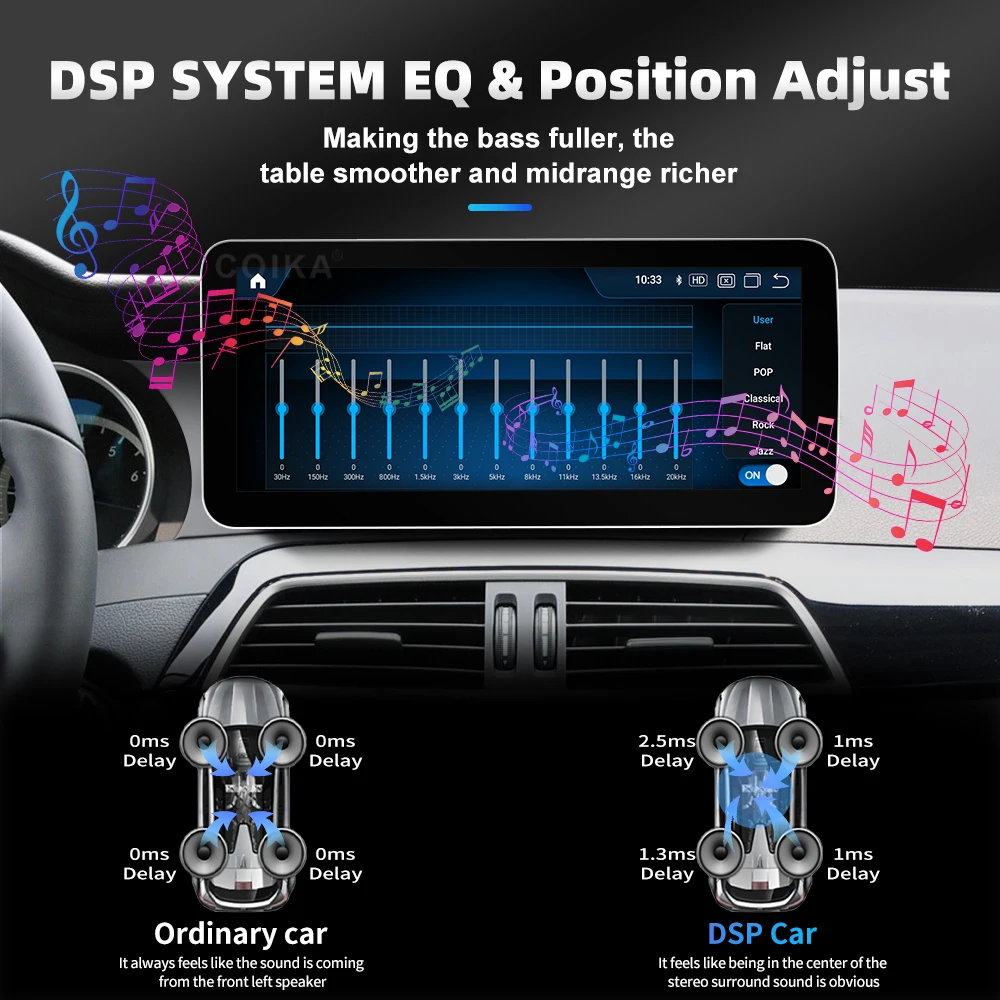 Автомобильная Мультимедийная карта экран 12 3 дюйма 8 ядер Android 11 для Mercedes W204 W205 X253