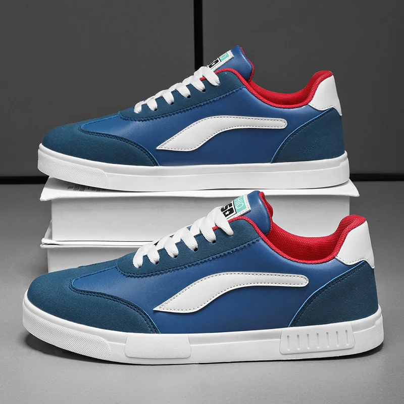 2024 Новые синие повседневные кроссовки мужская обувь большие размеры 46 47 легкие