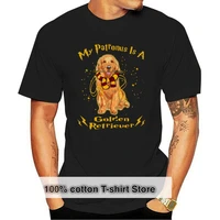 brand my patronus is a golden retriever t shirt men short sleeve t shirt