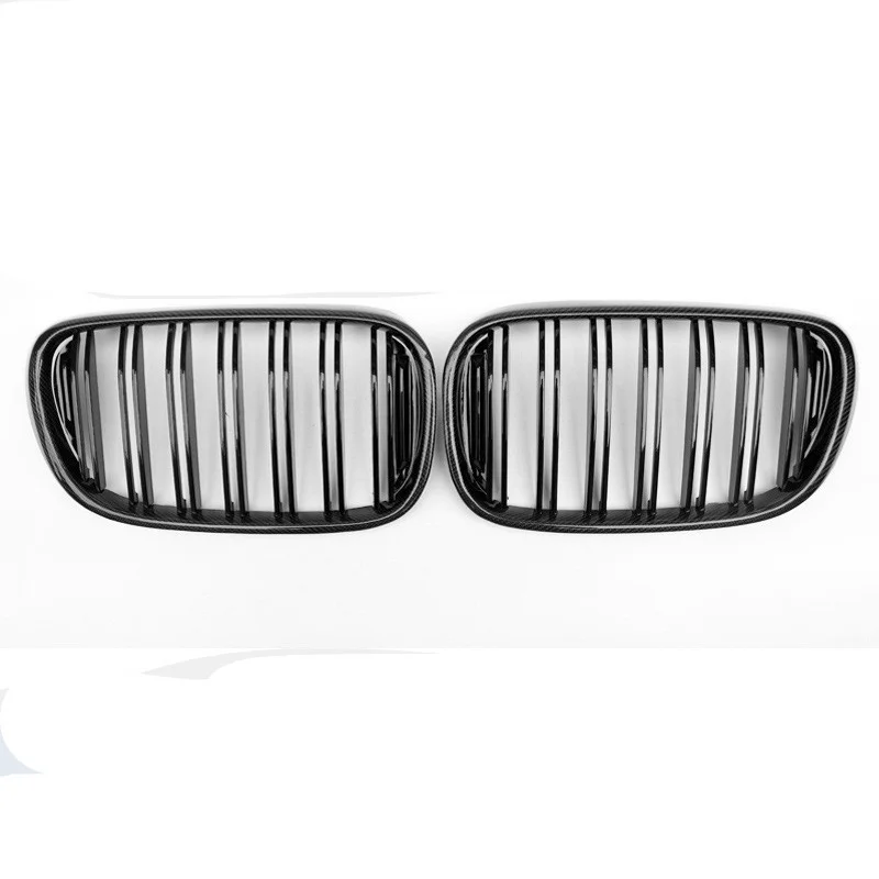 

Body Kit Modified Dual-line Carbon Fiber Matte Black Racing Grills Fit For BMW New 7 Series G11 G12 G13 2016-up Car Grills