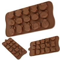 mix styles silicone chocolate mold non stick cake mould jelly candy 3d diy molds kitchen accessories reusable baking tools