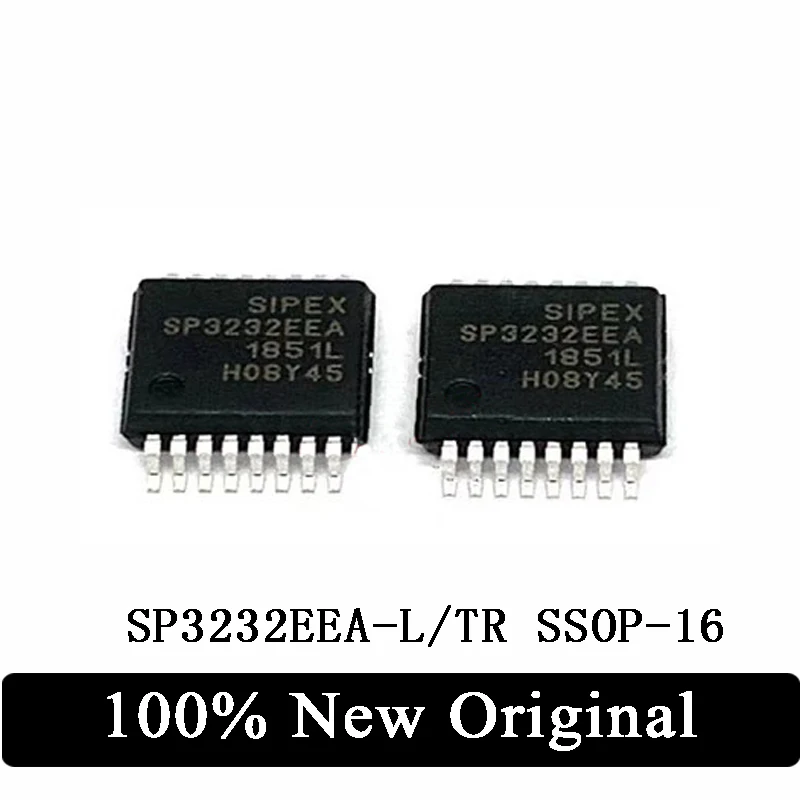 

10Pcs 100% New Original SP3232EEA-L/TR SMD SSOP-16 RS232 chip IC Chip In Stock