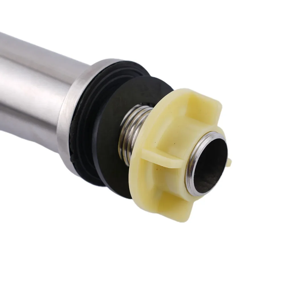 Смеситель для раковины из нержавеющей стали Матовый кран серебристого цвета с