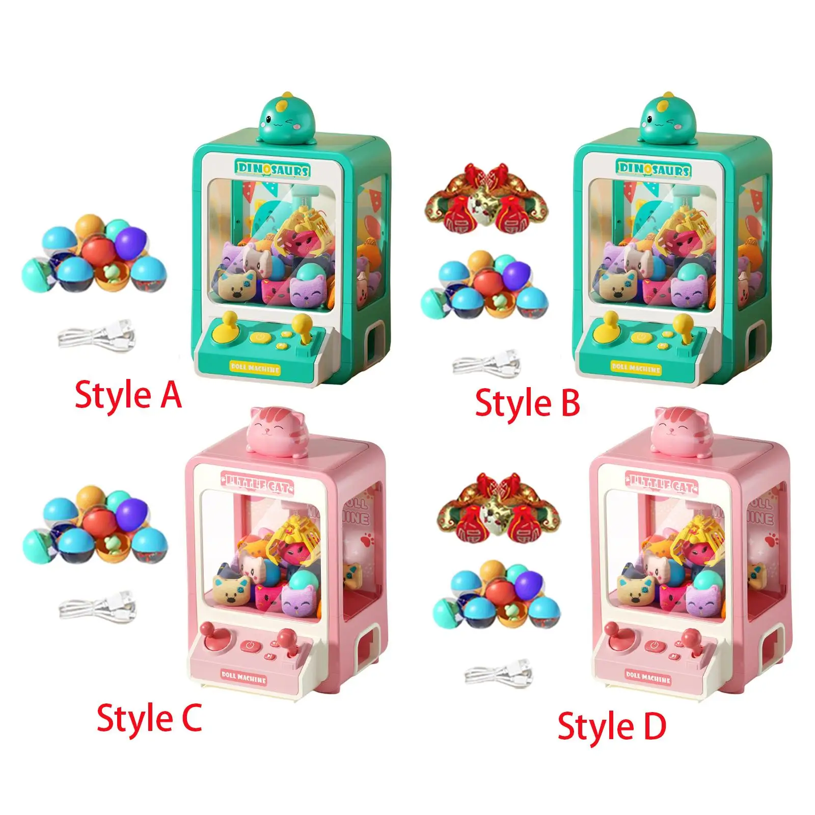 

Claw Machine Arcade Game Gift Mini Vending Machine for Kids Home Boys Girls