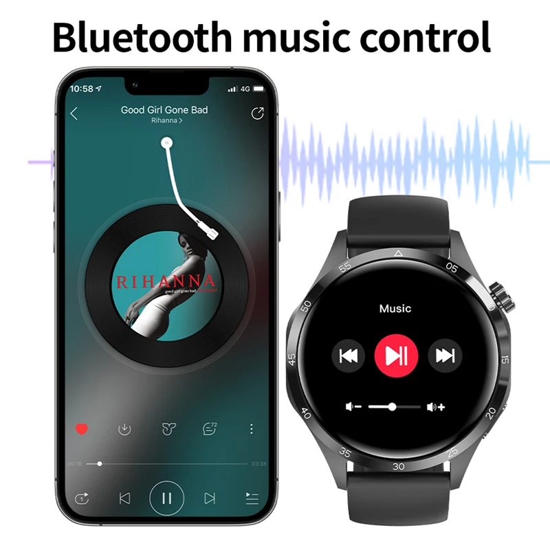 Смарт-часы для Huawei GT4 PRO 4 Pro AMOLED HD Bluetooth звонки GPS
