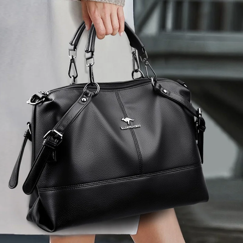 

Casual Tote Bags High Quality Leather Crossbody Bags For Women 2023 Luxury Handbags Ladies Designer Shoulder Bag Sac A Main New