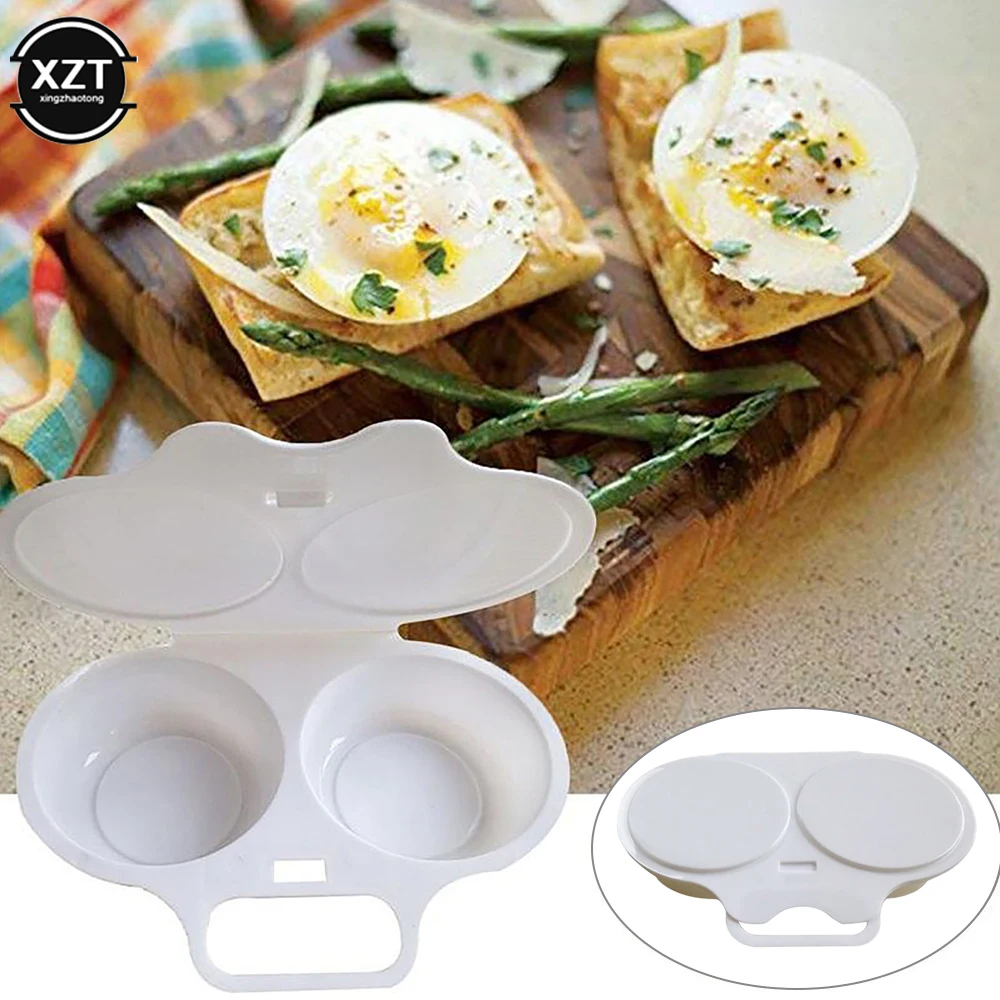 Food Grades Plastic Microwave Cooking Eggs Steamer Convenient Kitchen Cooking Mold Egg Poacher Kitchen Gadgets Fried Egg Tool images - 6