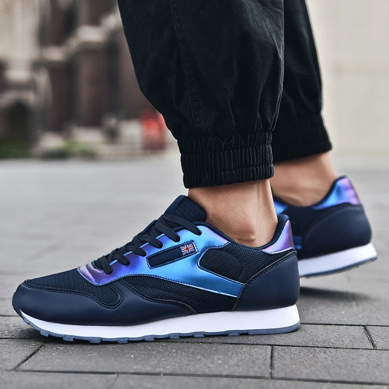 Retro Athletic Running Shoes Men Luxury Designer Trainers Platform Flats Men's Jogging Shoes Breathable Mesh Men Sports Sneakers