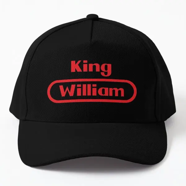 William Gamer King Retro Gaming  Baseball Cap Hat Czapka Solid Color Black Casual Bonnet  Boys Spring  Women Printed Mens Fish