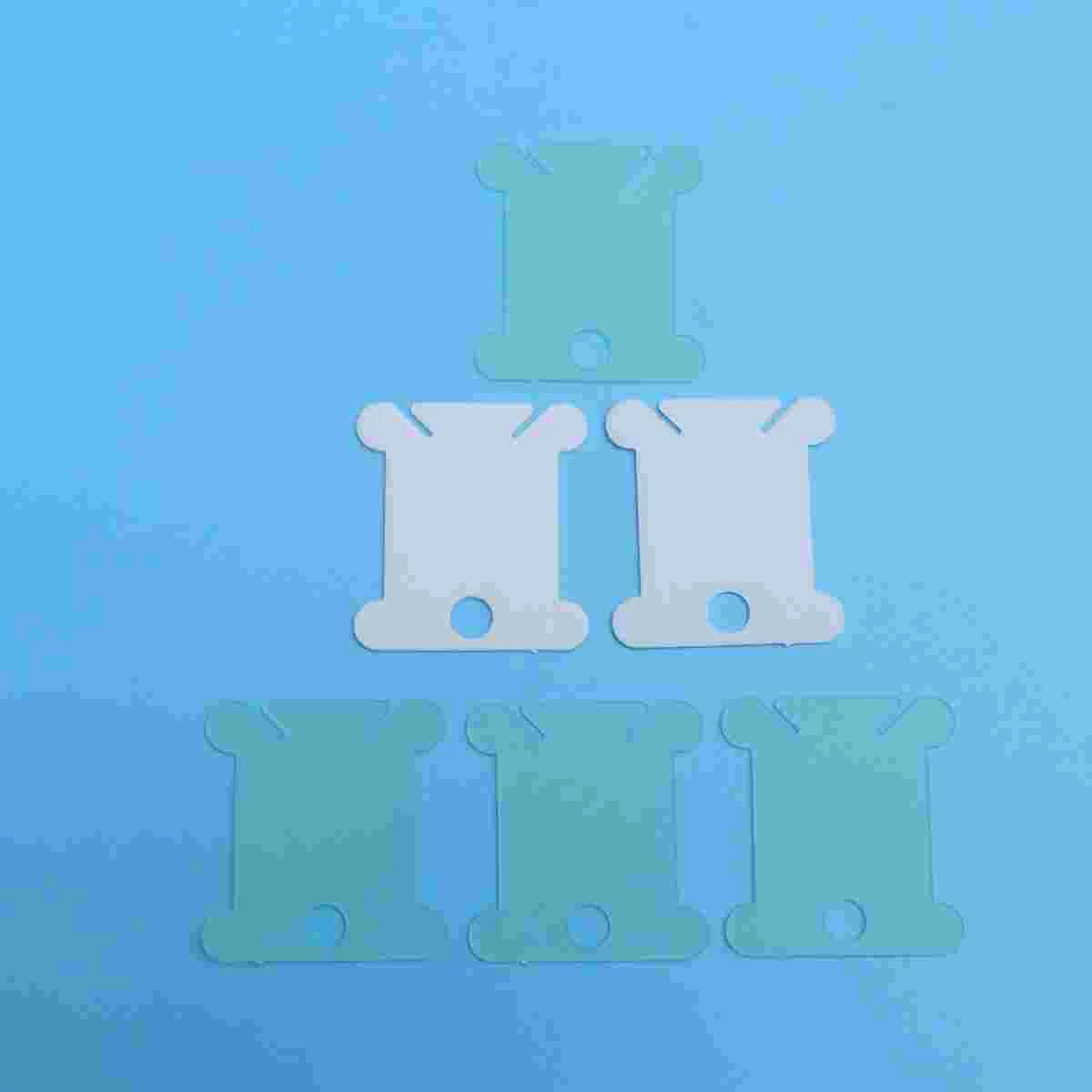 

1 Set Needle Kit Cross-stitch Plastic Wire Tube Container Cross-stitch Thread Spool Cross-stitch Wire