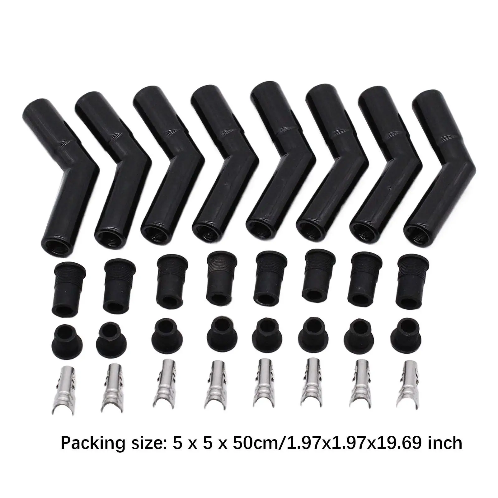 8x комплект керамических чехлов для свечей зажигания прямые 45 градусов